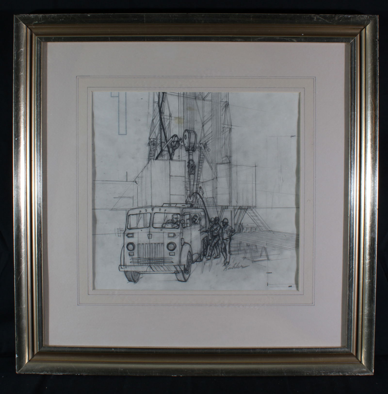 Otto Kuhler WPA Era Industrial Train Locomotive (1 of 4)