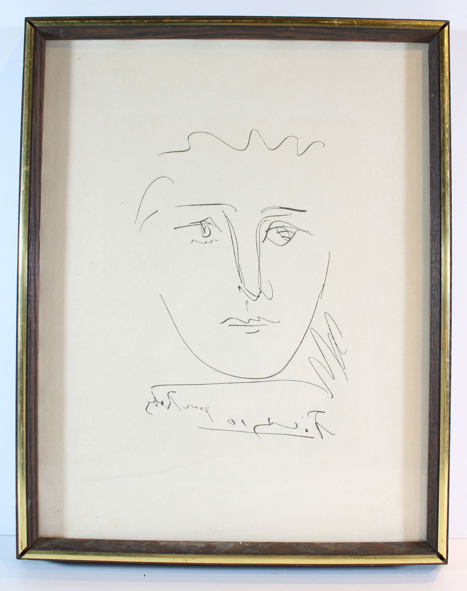Pablo Picasso Etching L'Age de Soleil Pour Roby Portrait of a Woman (1 of 3)