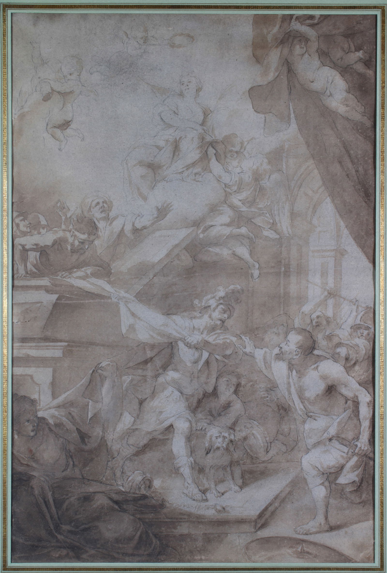 Attributed Annibale Carracci Old Master C 16th C Assumption Of Mary (1 of 10)