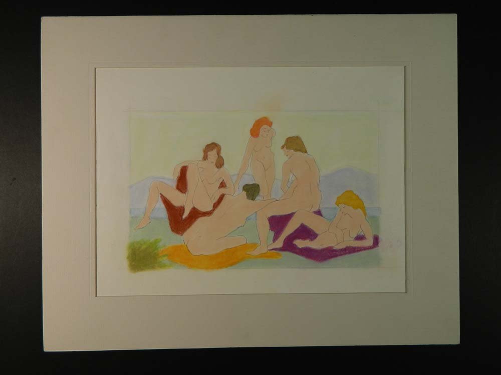 Abraham Walkowitz Study of Five Nudes (1 of 3)
