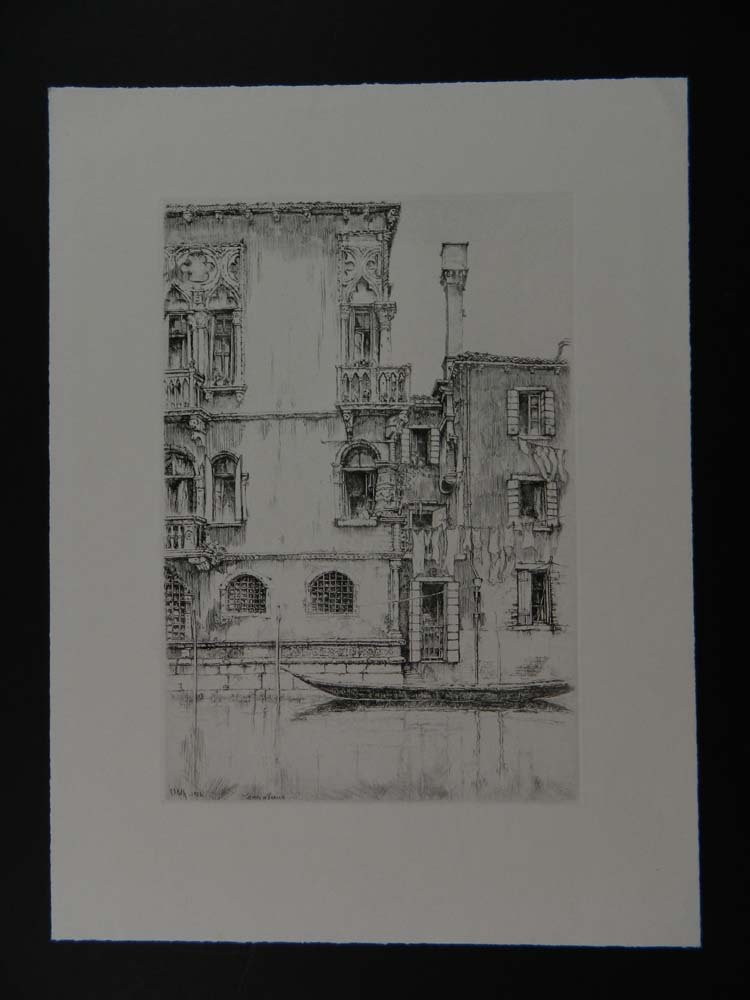 E.D. Roth View of Gondola on Venice Canal (1 of 4)