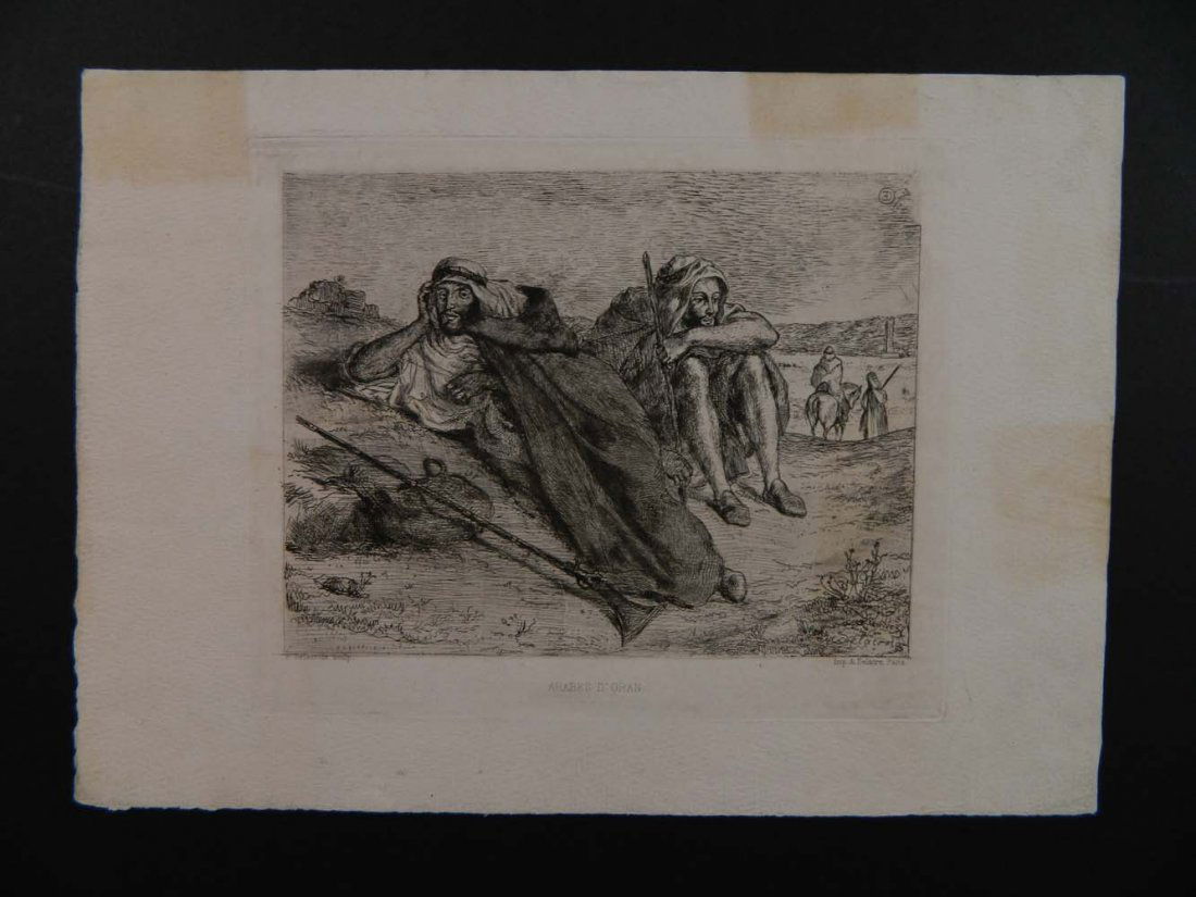 Eugene Delacroix "Arabes d'Oran" (1 of 5)