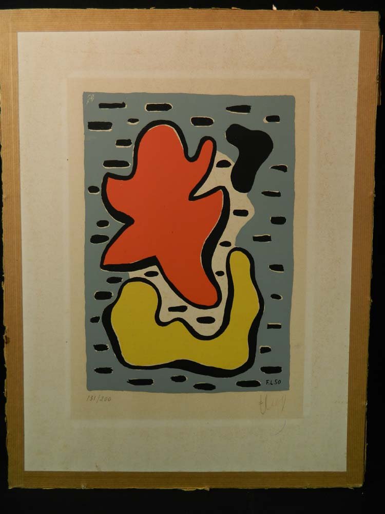 Fernand Leger Lithograph Abstract Signed (1 of 5)