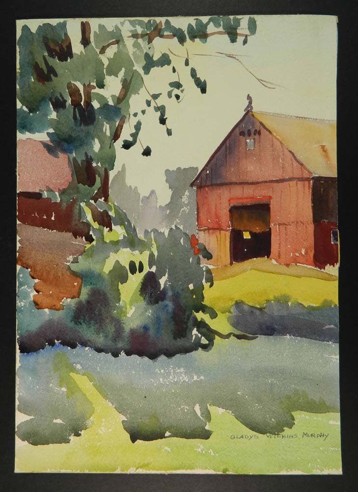 Gladys Wilkins Murphy Landscape w/ Barn (1 of 5)