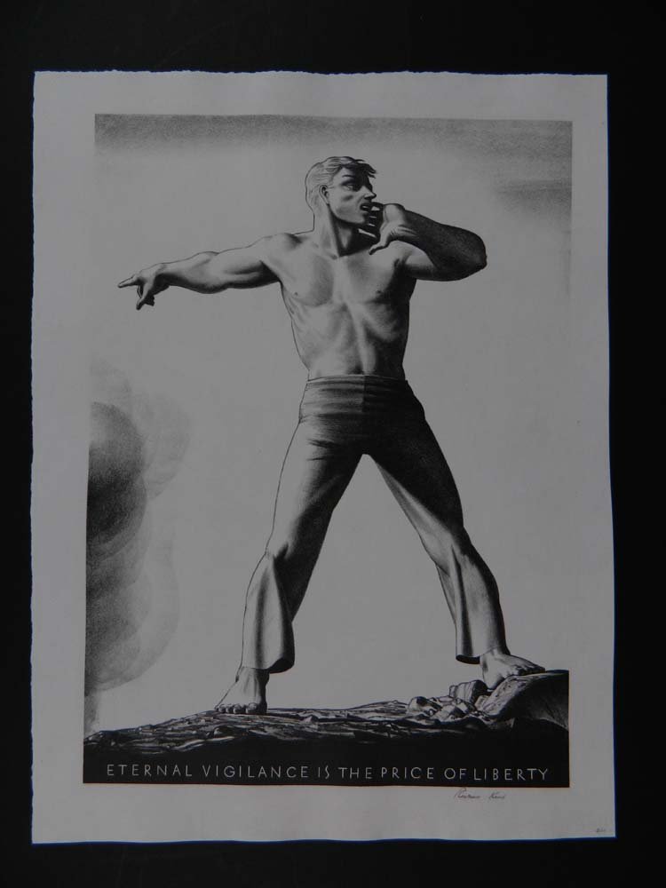 Rockwell Kent WPA era Eternal Vigilance (1 of 5)