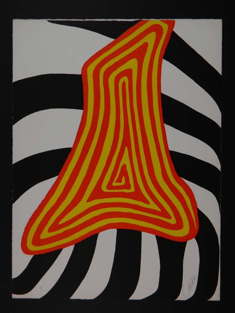 Calder "Zebra Jaune et Zebra Noir" (1 of 6)
