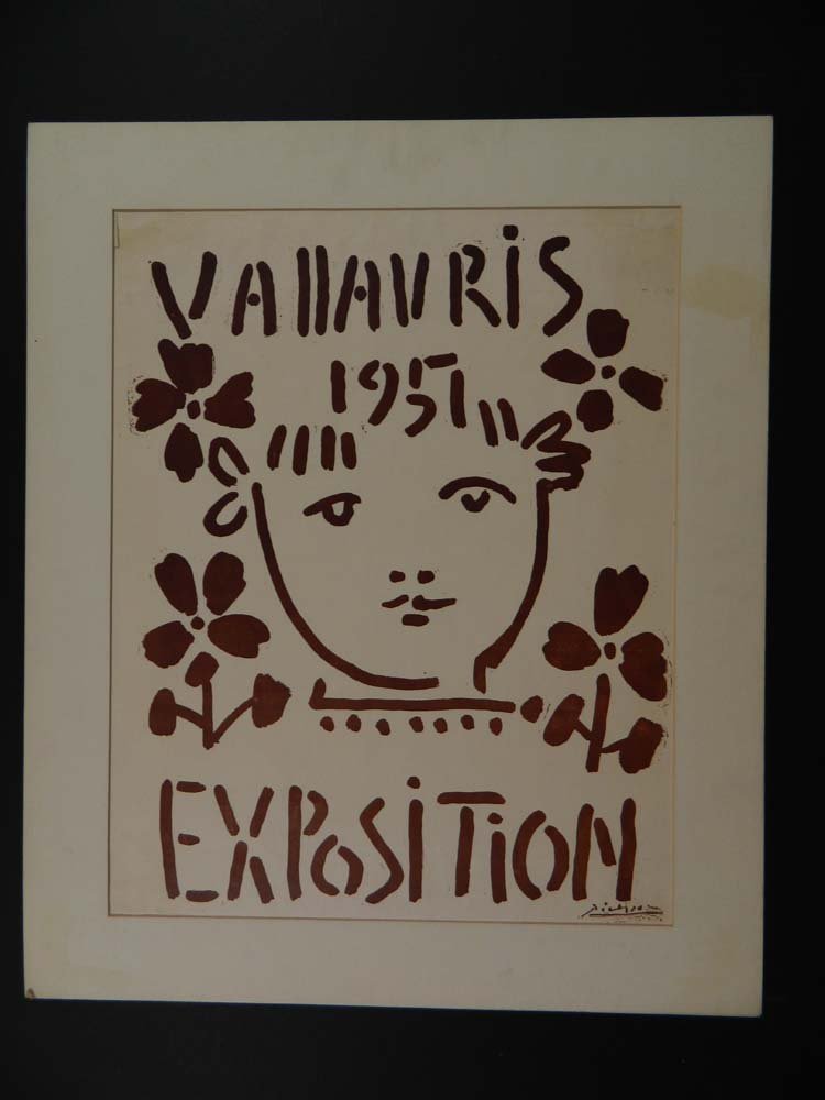 Pablo Picasso Vallauris Exposition poster (1 of 4)
