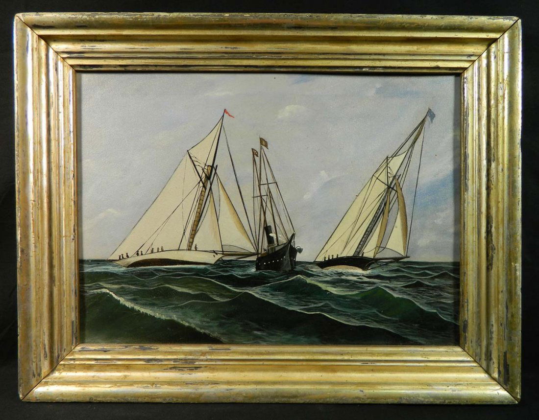 Folk Art America's Cup ? Yacht Race (1 of 6)