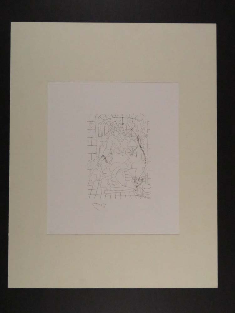 Andre Derain Etching The Prisoner Nude: Fine Art,Print,Etching,Andre Derain Etching The Prisoner Nude,Available in high end retail galleries for $1200,13 5/8H_11 5/8W,24 1/4_19W