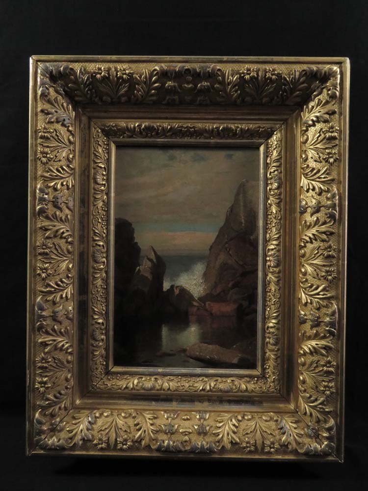 Attributed Raymond Yelland CA Rocky Coast (1 of 9)