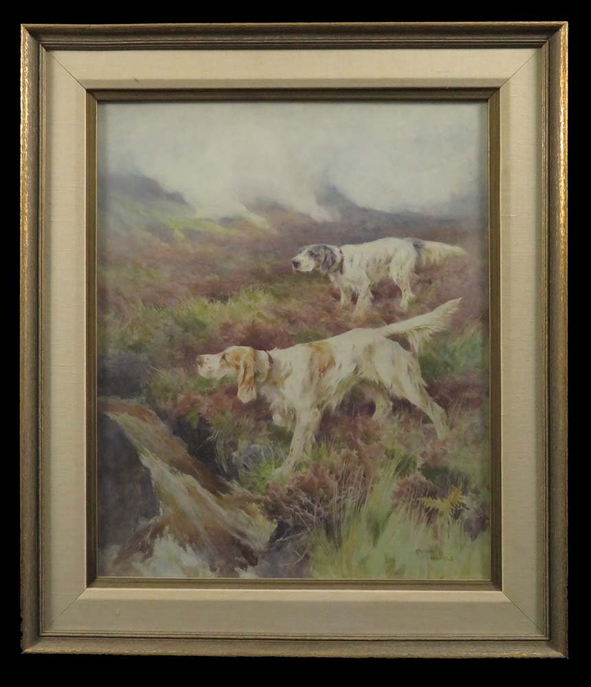 Arthur Wardle English Setter Dogs Lnscp Sporting (1 of 8)
