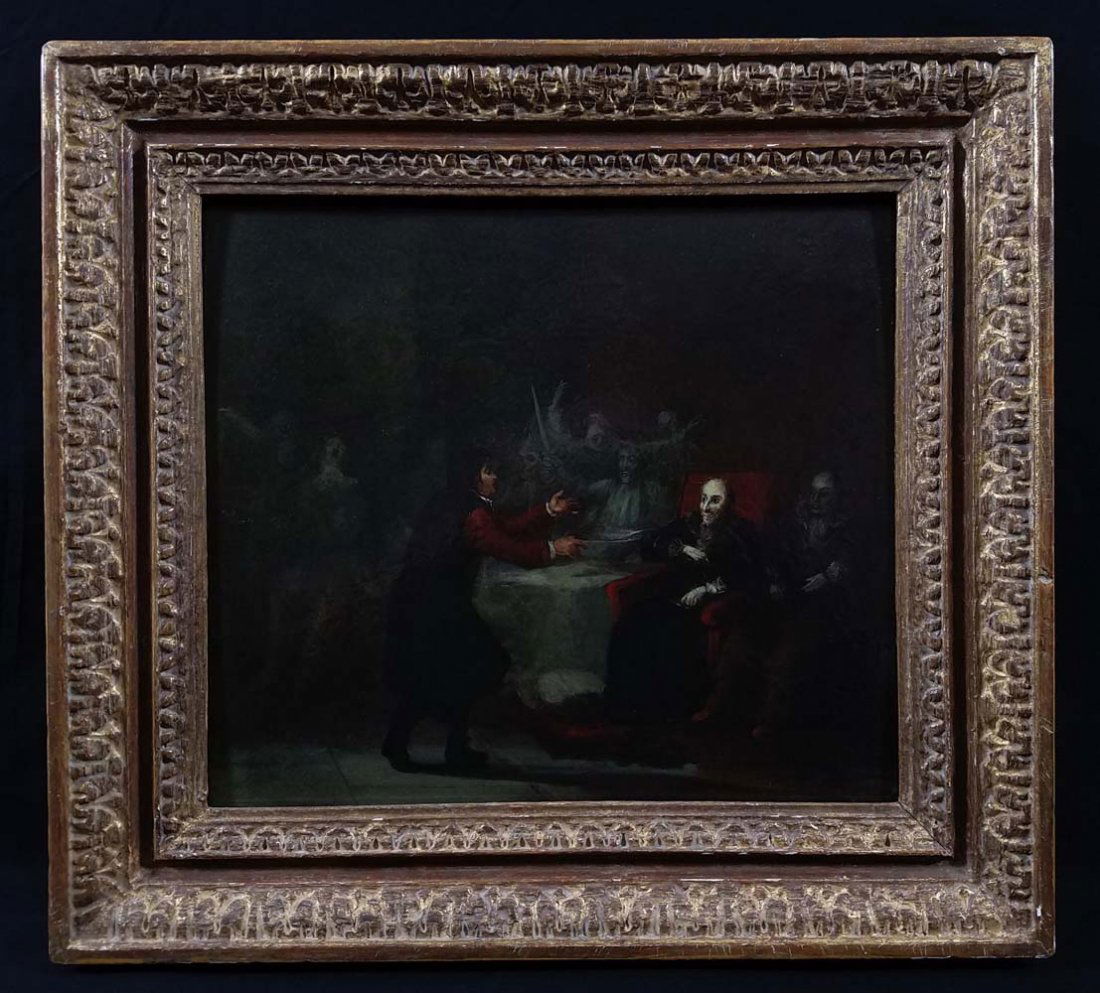 Interior with figures and ghosts (1 of 5)