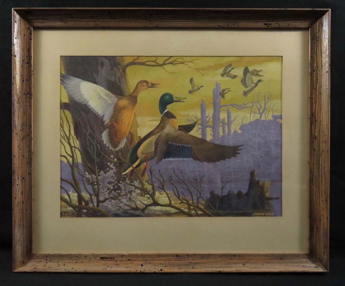 Larry Hill Ducks In Flight Sporting Subject (1 of 6)