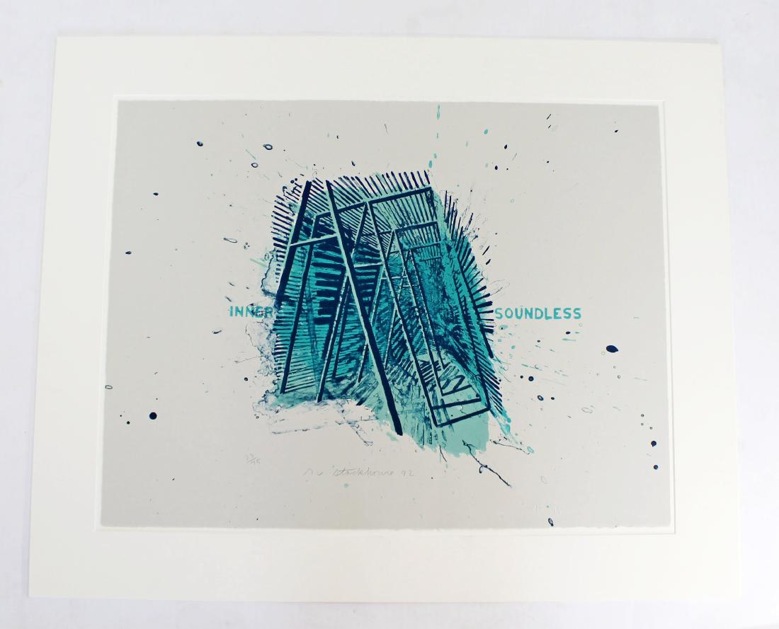 Unframed Robert Stackhouse Inner Soundless Litho 1992 (1 of 6)