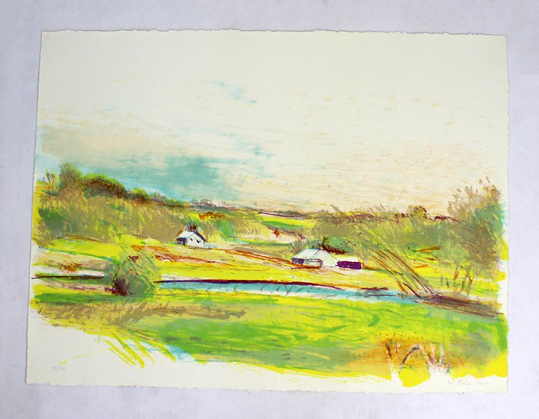 Spring in Upper Connecticut Litho by Wolf Kahn 1985 (1 of 7)