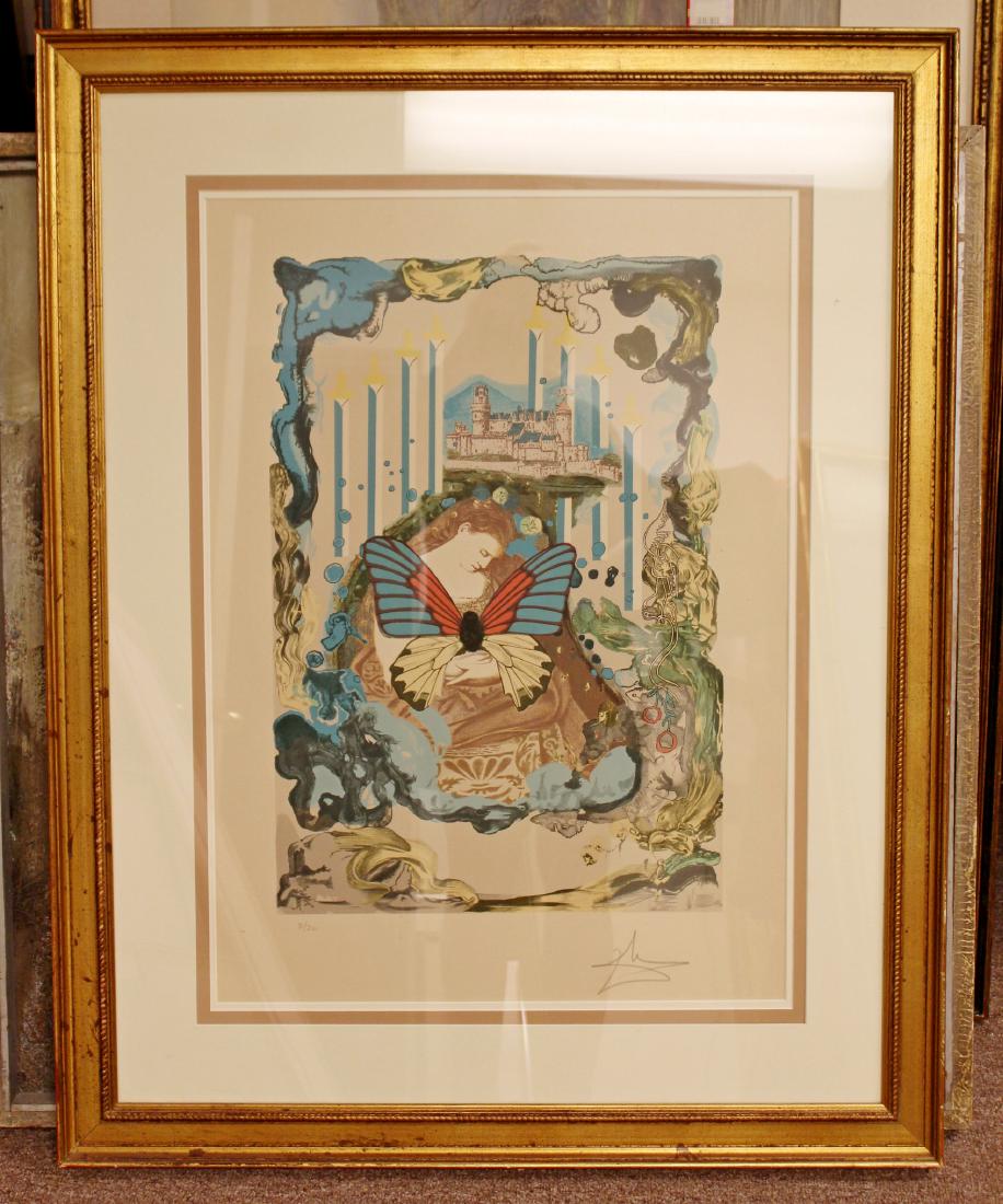 Courtesan Lithograph aka Eight of Swords Salvador Dali (1 of 6)