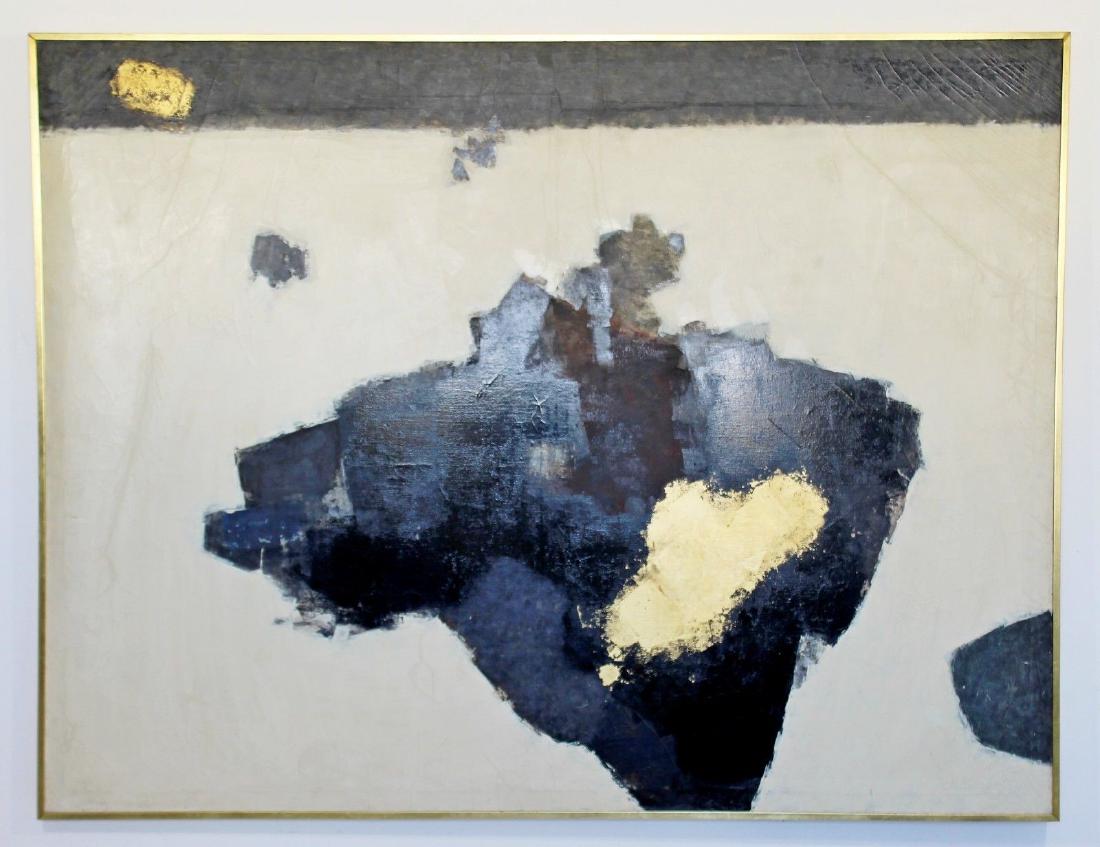 X Large Framed Abstract Acrylic Painting by Y. Ohashi (1 of 4)