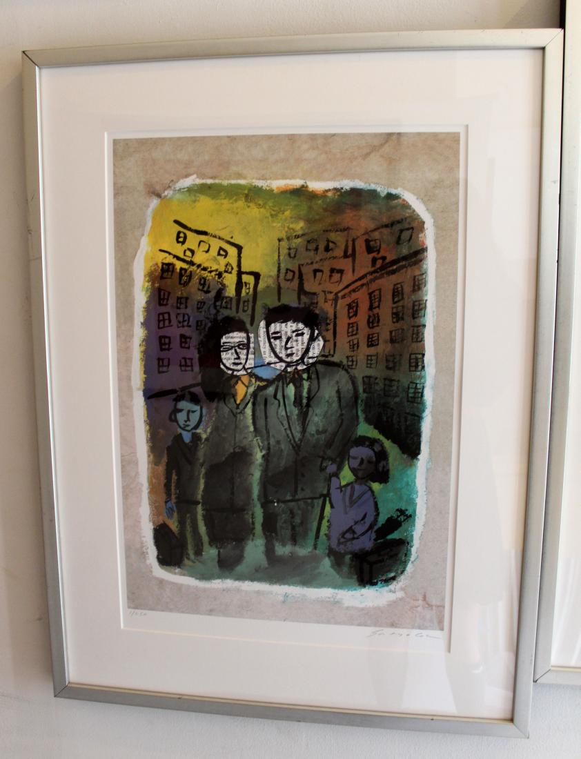 Framed Signed Numbered 1/250 Lithograph Print (1 of 4)