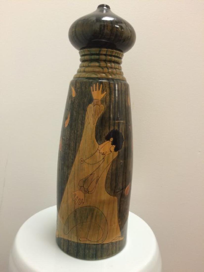 Signed Contemporary Wood Decorative Vessel Ted Johnson (1 of 4)