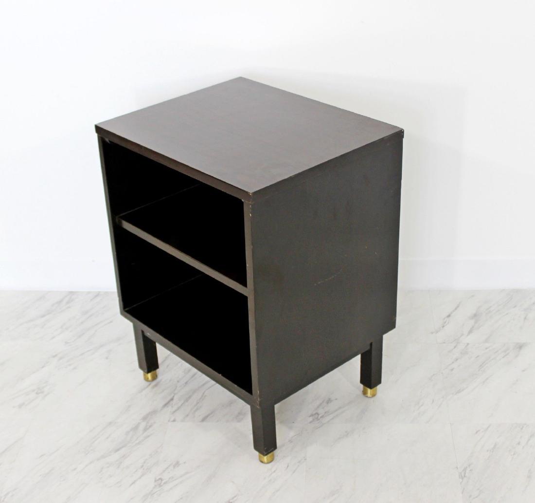 Dunbar 2 Tiered Side End Nightstand Table Brass Feet (1 of 8)