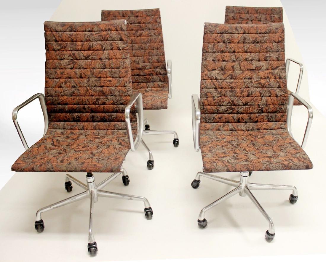 Eames Set 4 Aluminum Group Chairs Herman Miller 1960s (1 of 5)