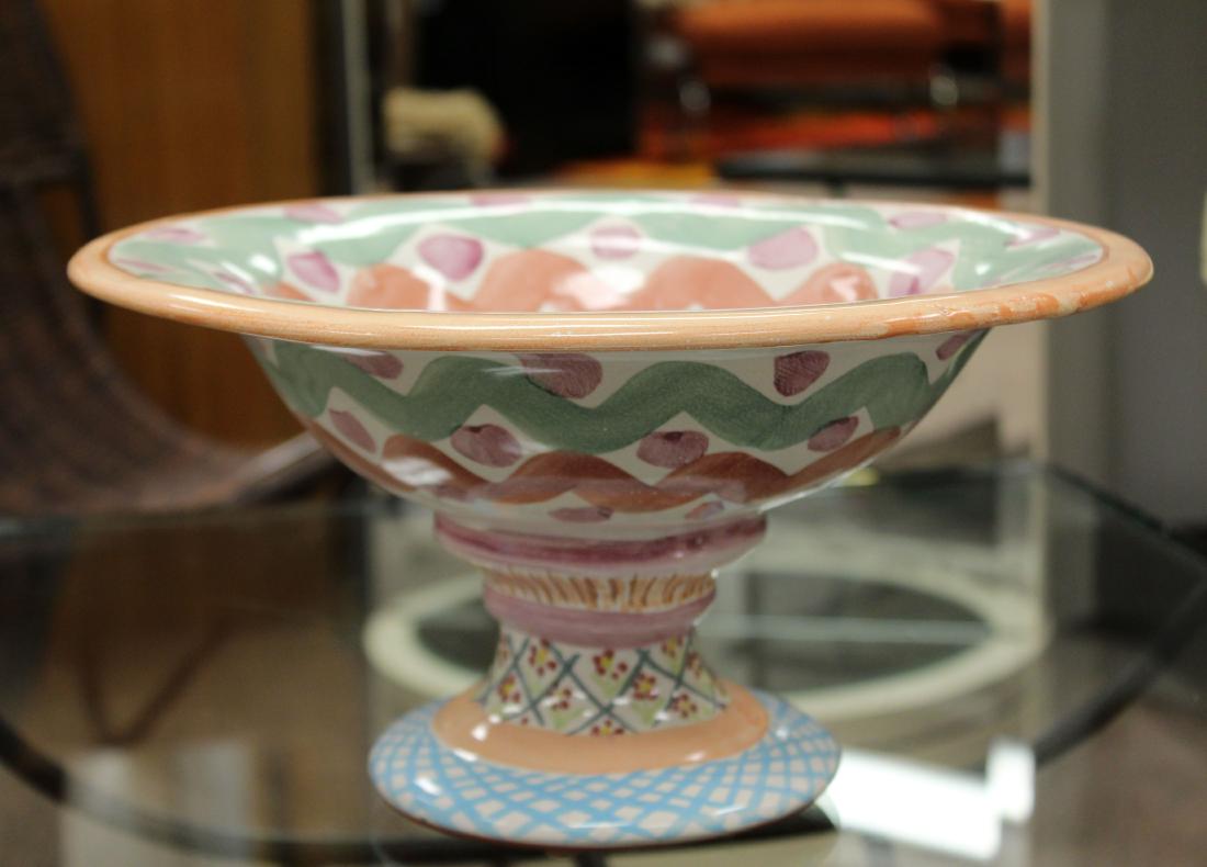 Mackenzie Childs 1993 "Heather" Original Ceramic Bowl (1 of 4)