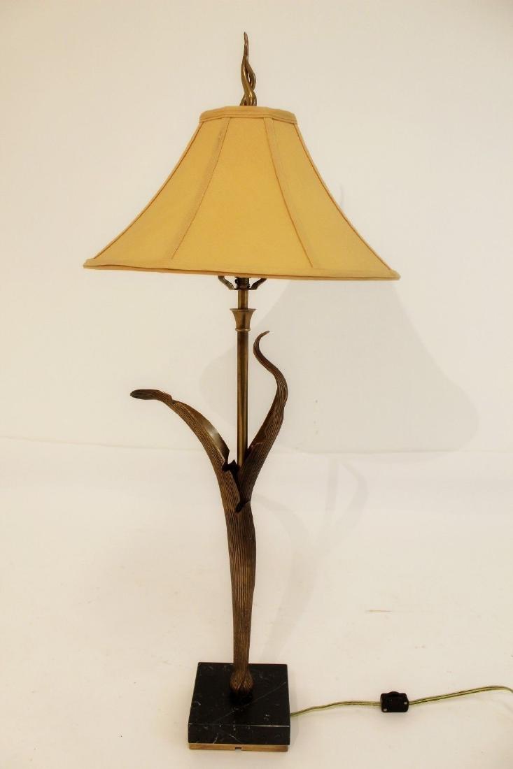 Chapman Brass Abstract Art Table Lamp 1950s Original (1 of 6)