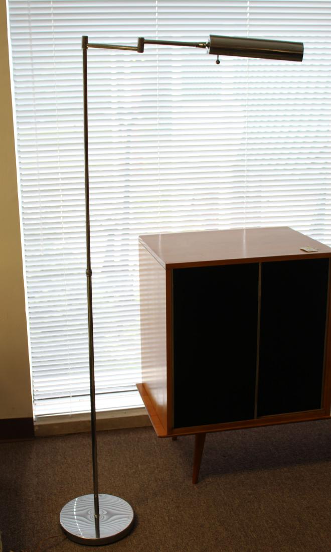 Koch & Lowy Chrome Floor Lamp 1970s Adjustable (1 of 4)