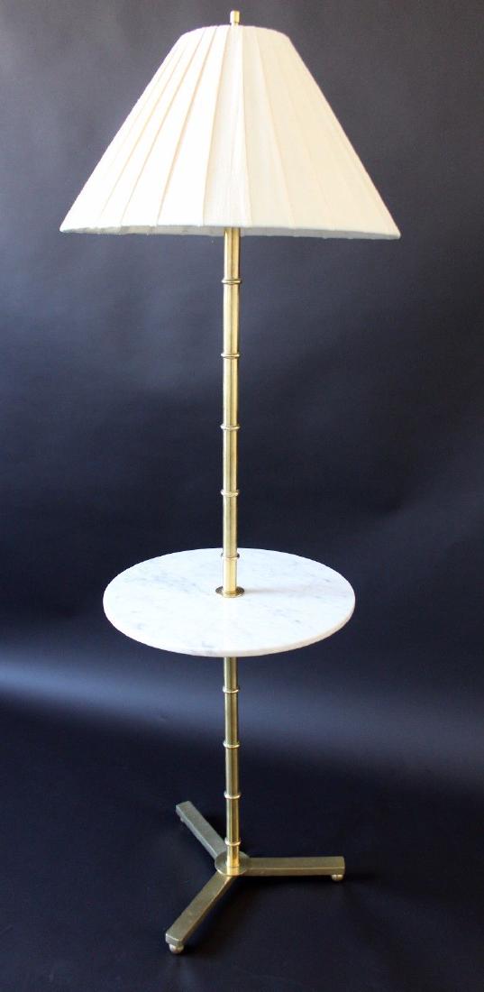 Robsjohn Gibbings Brass and Marble Lamp Table (1 of 4)