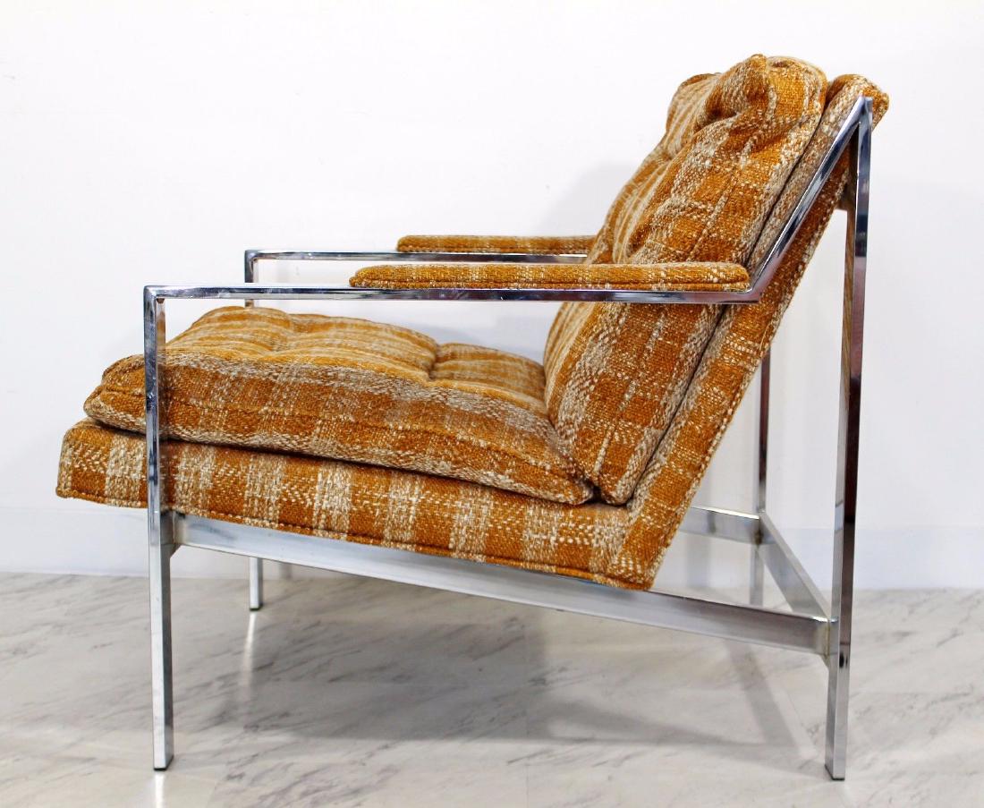 Flatbar Chrome Lounge Chair by Cy Mann Baughman Style (1 of 4)