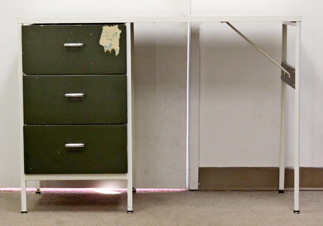 George Nelson Herman Miller Steel Framed Desk 1950s (1 of 6)