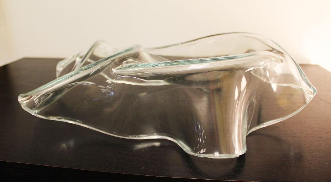 Slump Glass Table Sculpture Signed Dated Laurel Fyfe (1 of 4)