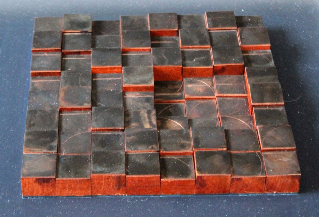 "Americordo #7" Wood & Copper David Barr 2001 Sculpture (1 of 6)