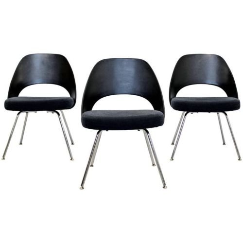 Eero Saarinen for Knoll Set of 3 Office Side Chairs (1 of 5)