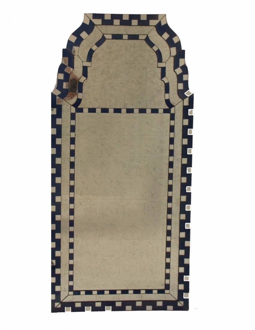 Large Art Glass Venetian Style Mirror by Modern History (1 of 5)