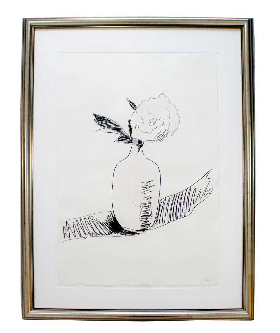 Mid Century Modern Framed Signed Andy Warhol (1 of 6)