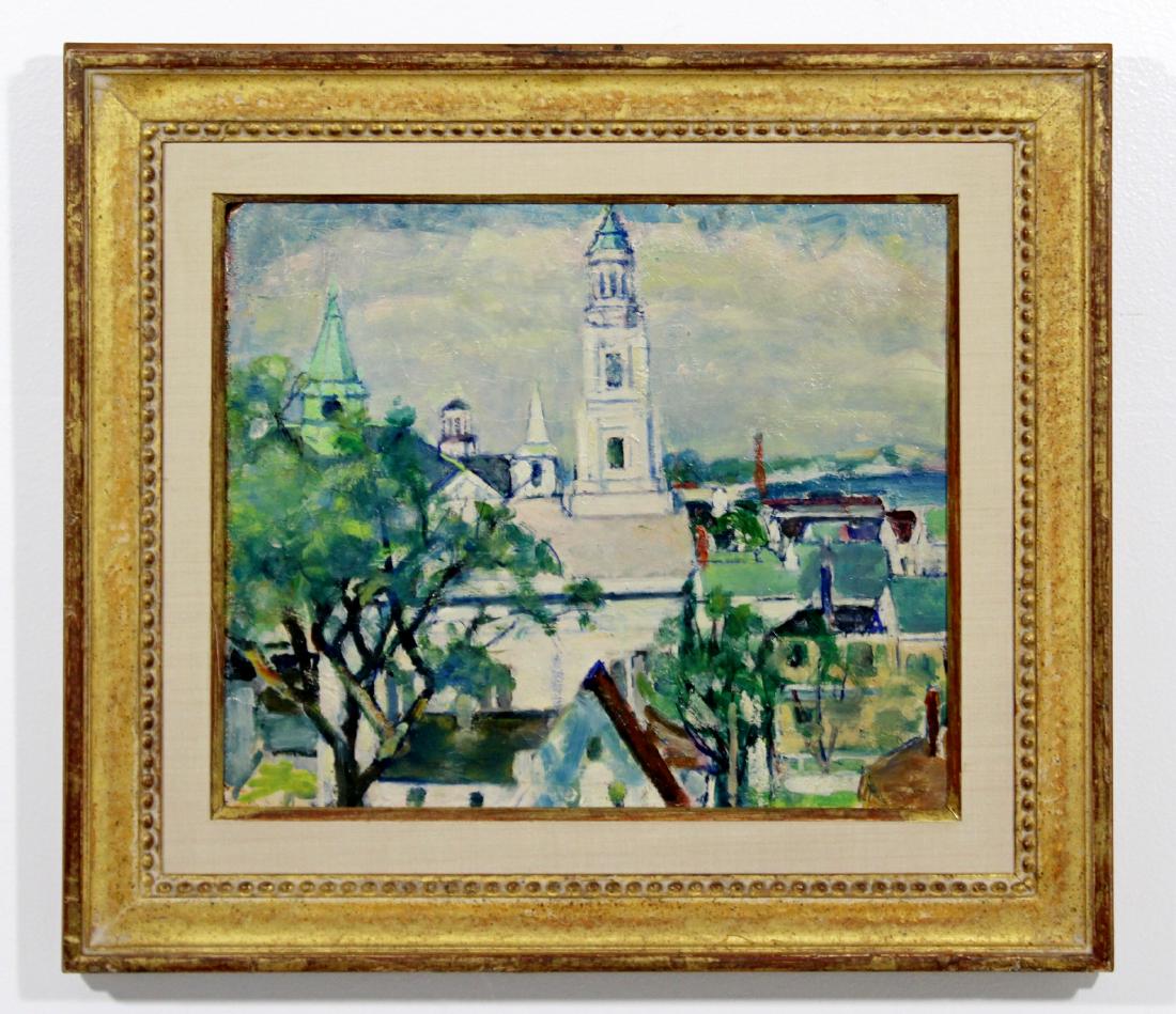 Nancy Maybin Ferguson Framed Signed Painting Province (1 of 7)