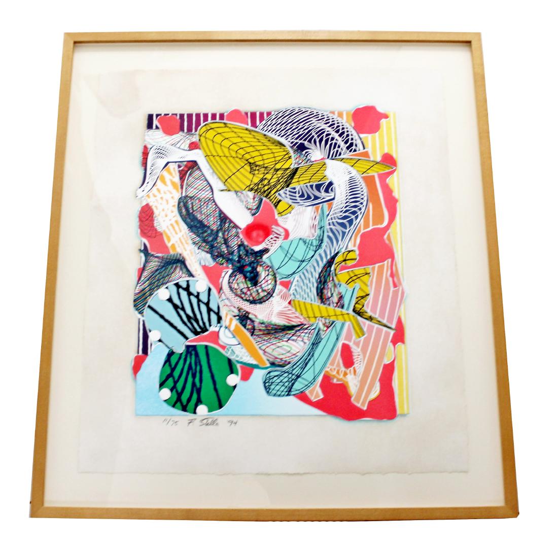 Contemporary Abstract Limanora Silkscreen Frank Stella (1 of 4)