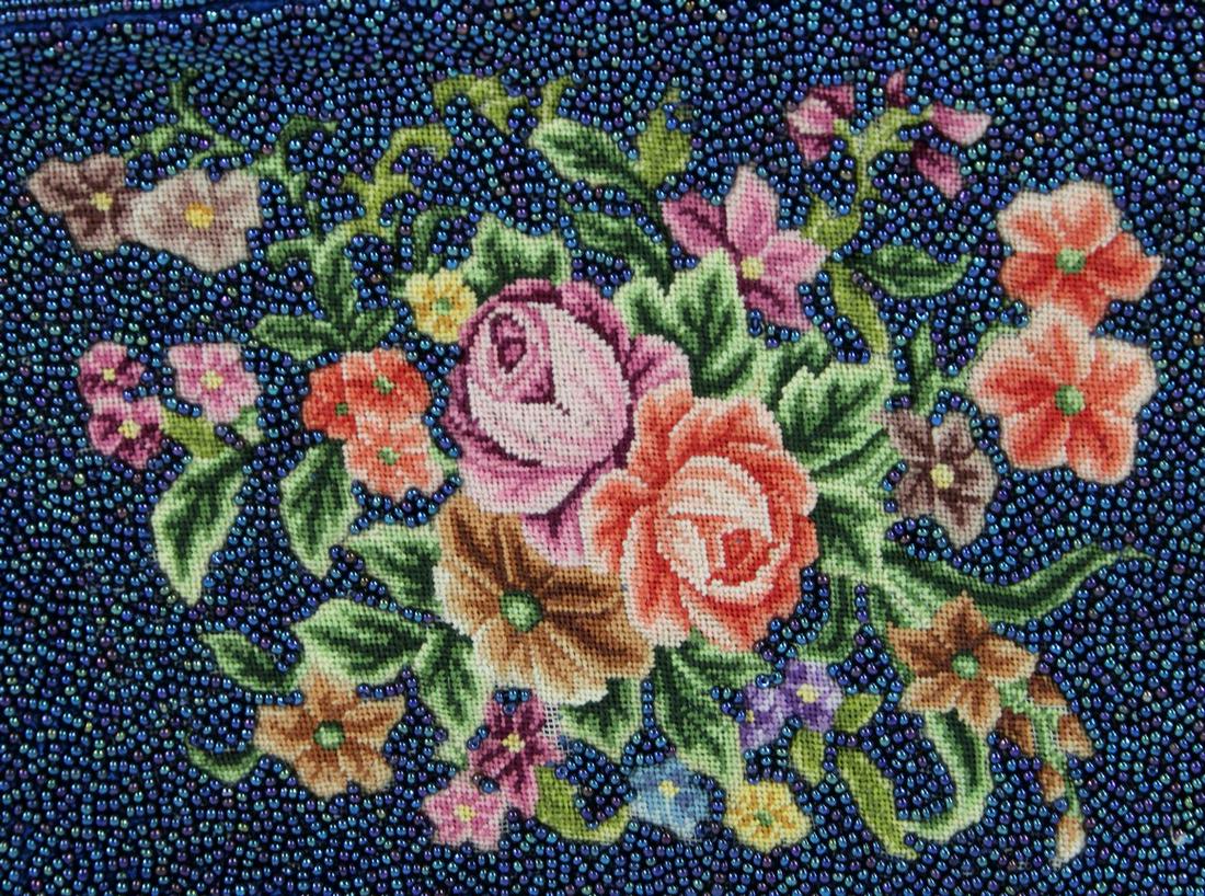 Pedi-Point Jeweled Vintage Handbag Purse: For your consideration is this vintage pedi-point detailed handbag