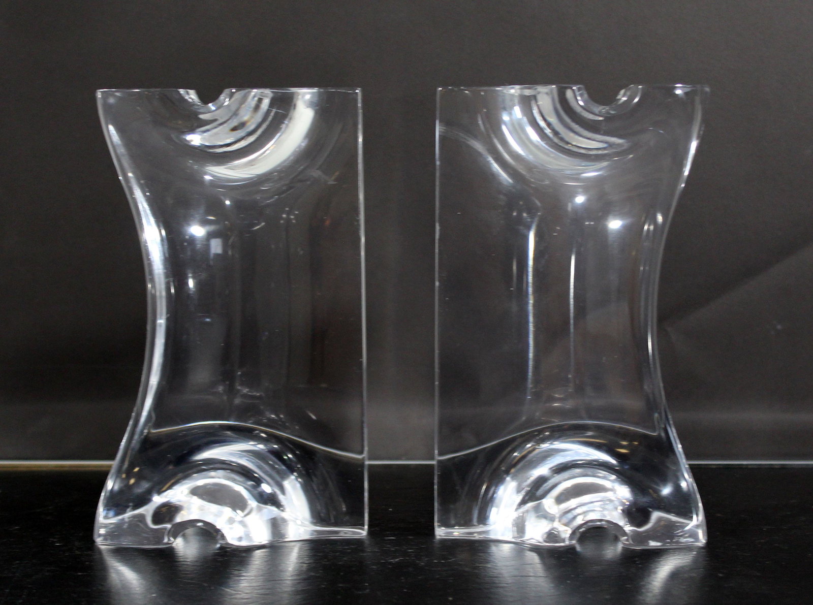 Pair of Lucite Acrylic Book Ends by Astrolite 1970s: For your consideration is a funky pair of book ends, in the shape of a womans body, made of clear lucite, by Astrolite, circa the 1970s. In excellent condition. The dimensions of each are 4.5" W x 2.5