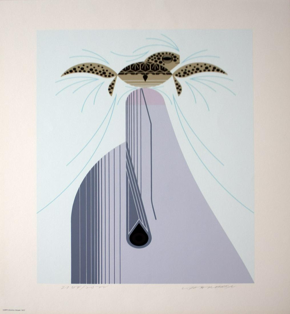 Charley Harper Dolfun 1977 Signed Serigraph Unframed (1 of 5)