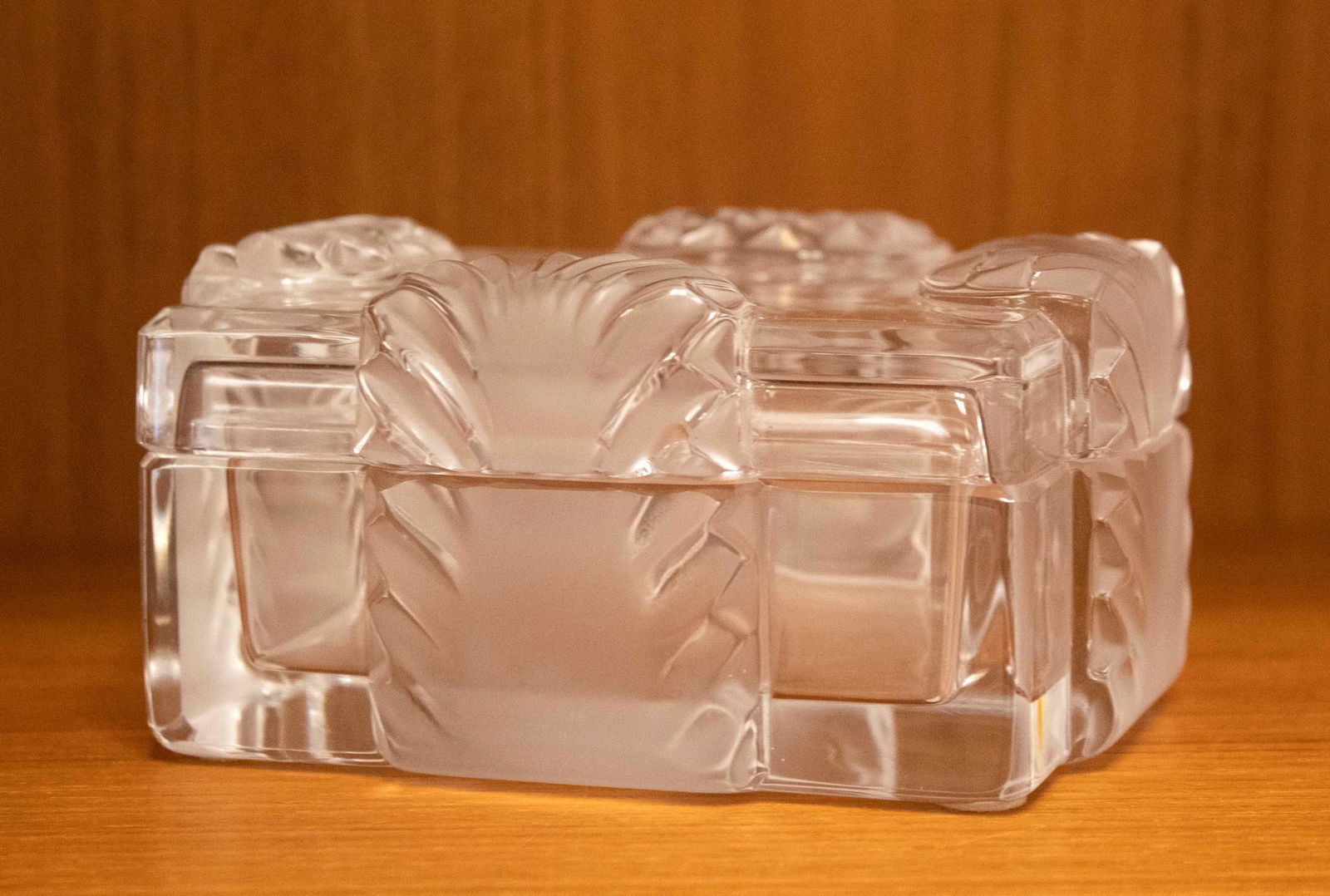 Lalique Crystal Corfou Lidded Glass Box (1 of 6)