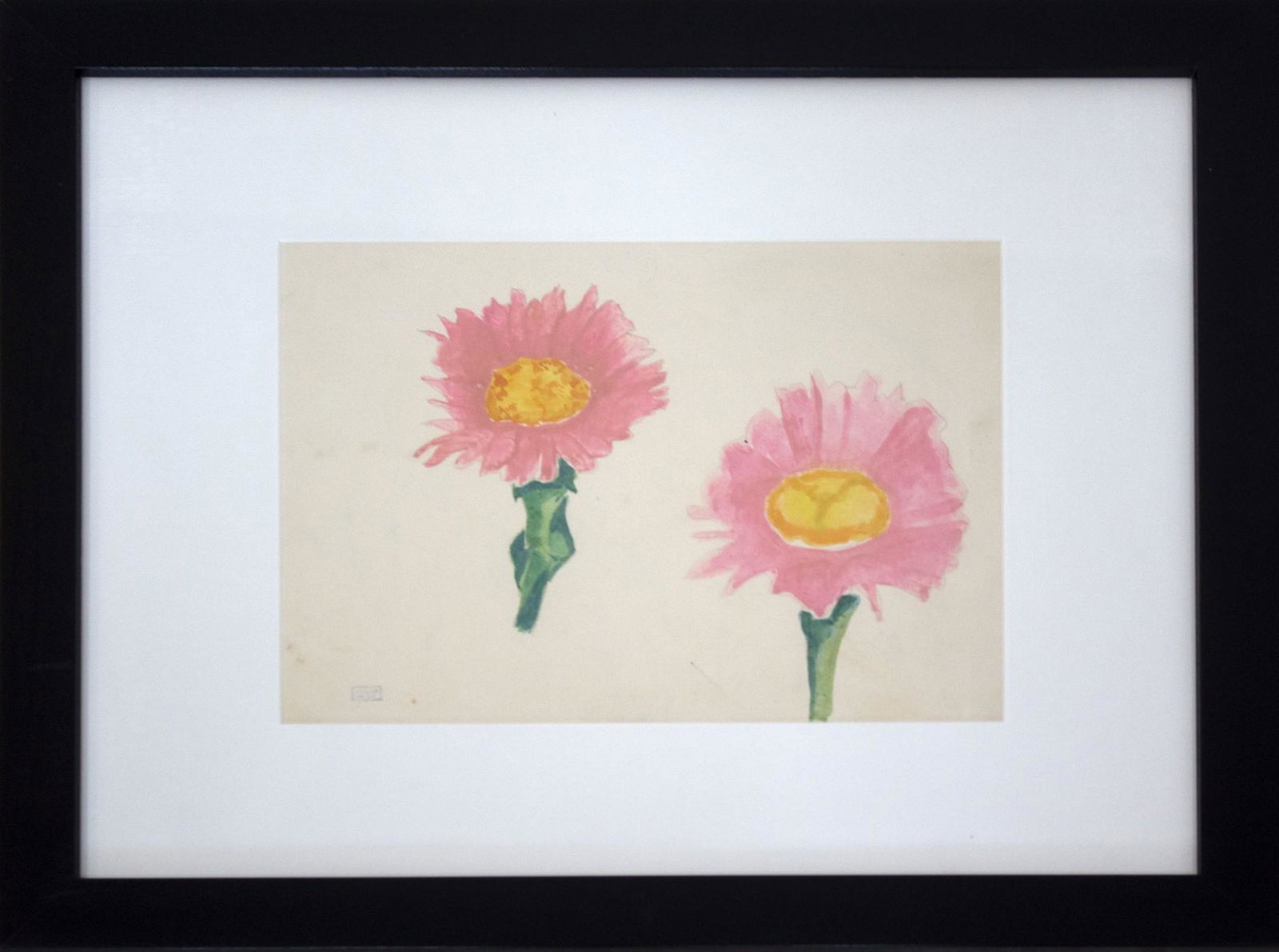 Joseph Stella Untitled Modern Flowers Watercolor Framed (1 of 6)