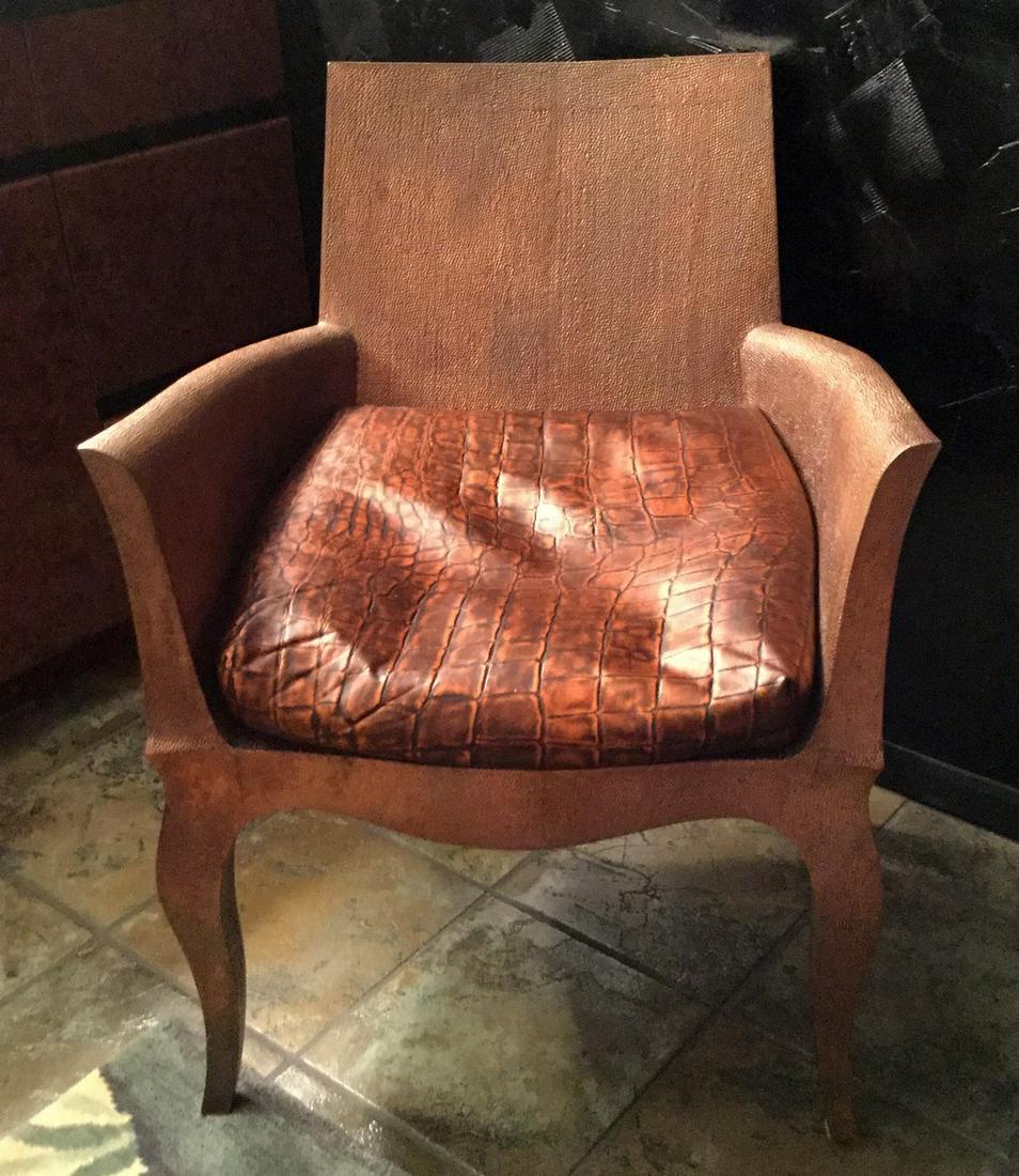 Copper Metal Artist Designed Artist Chair (1 of 3)