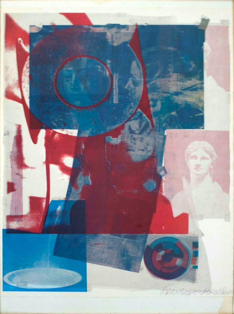 Robert Rauschenberg Hand Signed Quarry Local One 1968 (1 of 7)