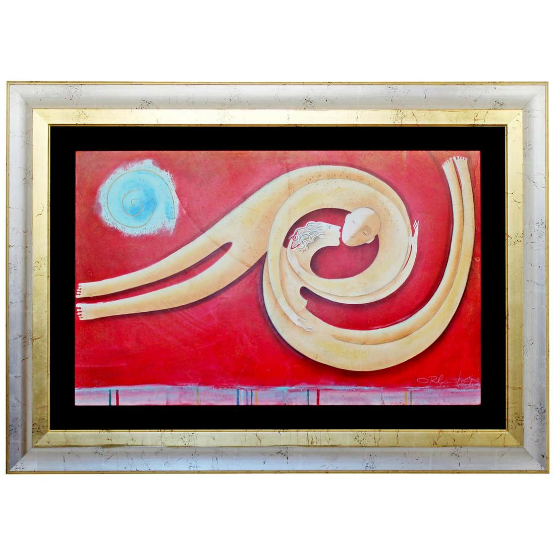 Orlando Botero Romance Embrace Signed Serigraph Framed (1 of 10)