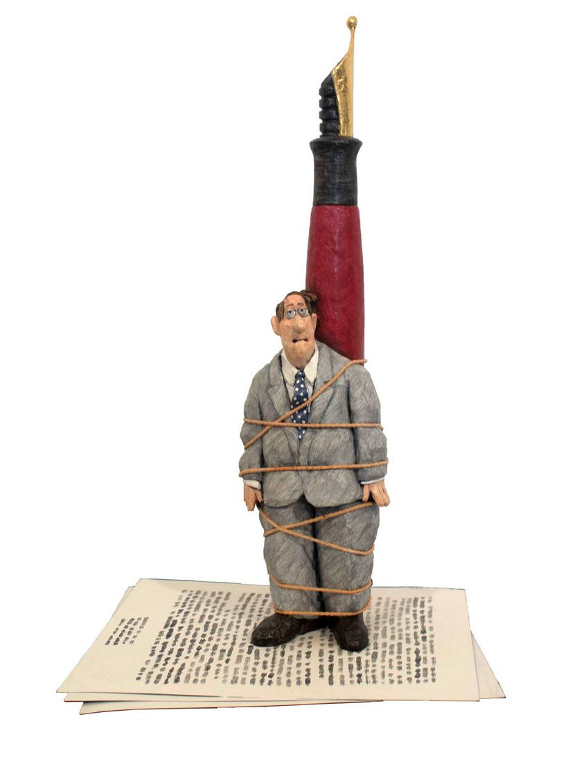 Stephen Hansen Pen is Mightier than the Sword Sculpture (1 of 11)