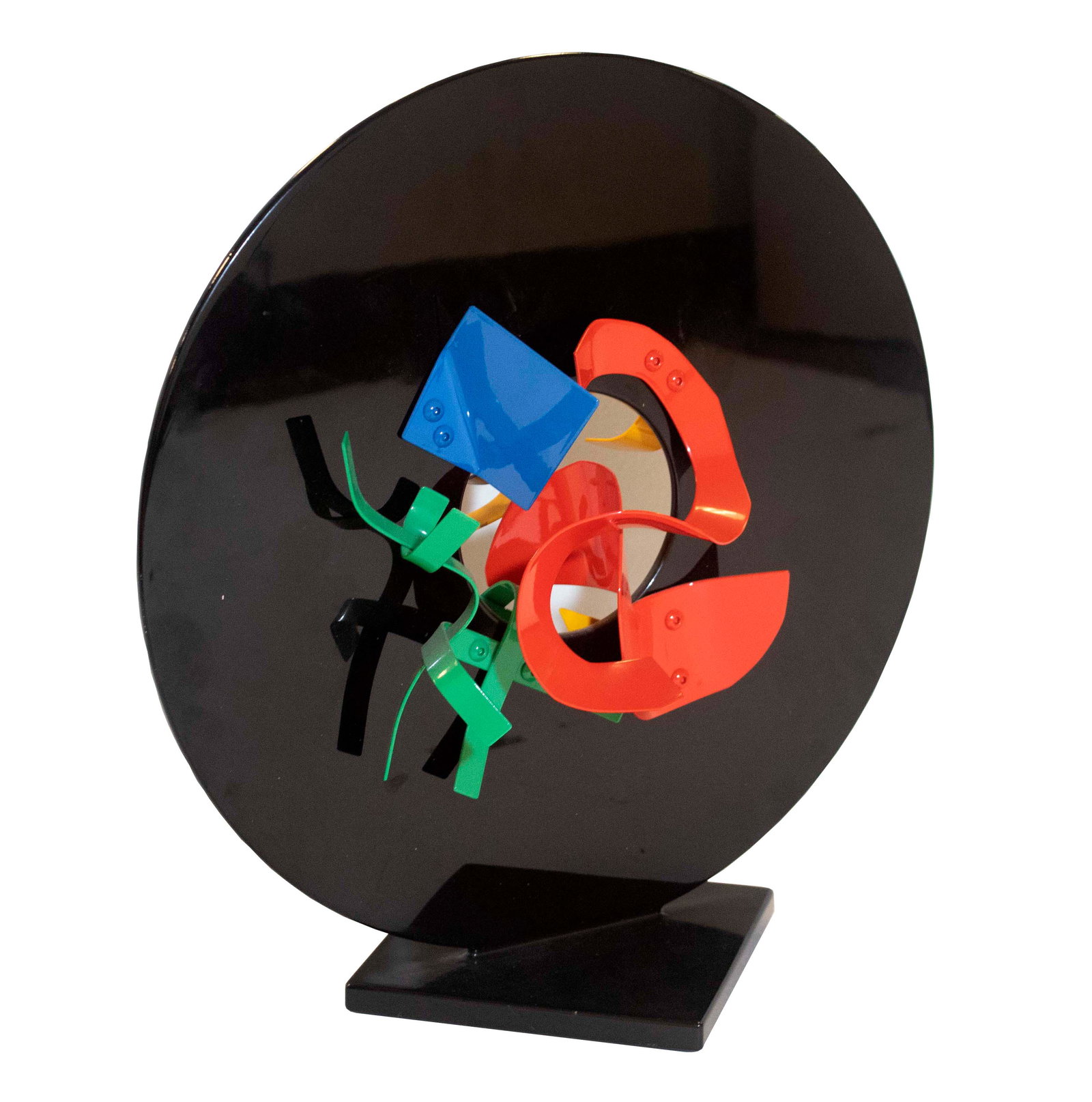 Ron Tatro Memphis Style Signed 1997 Metal Table (1 of 8)