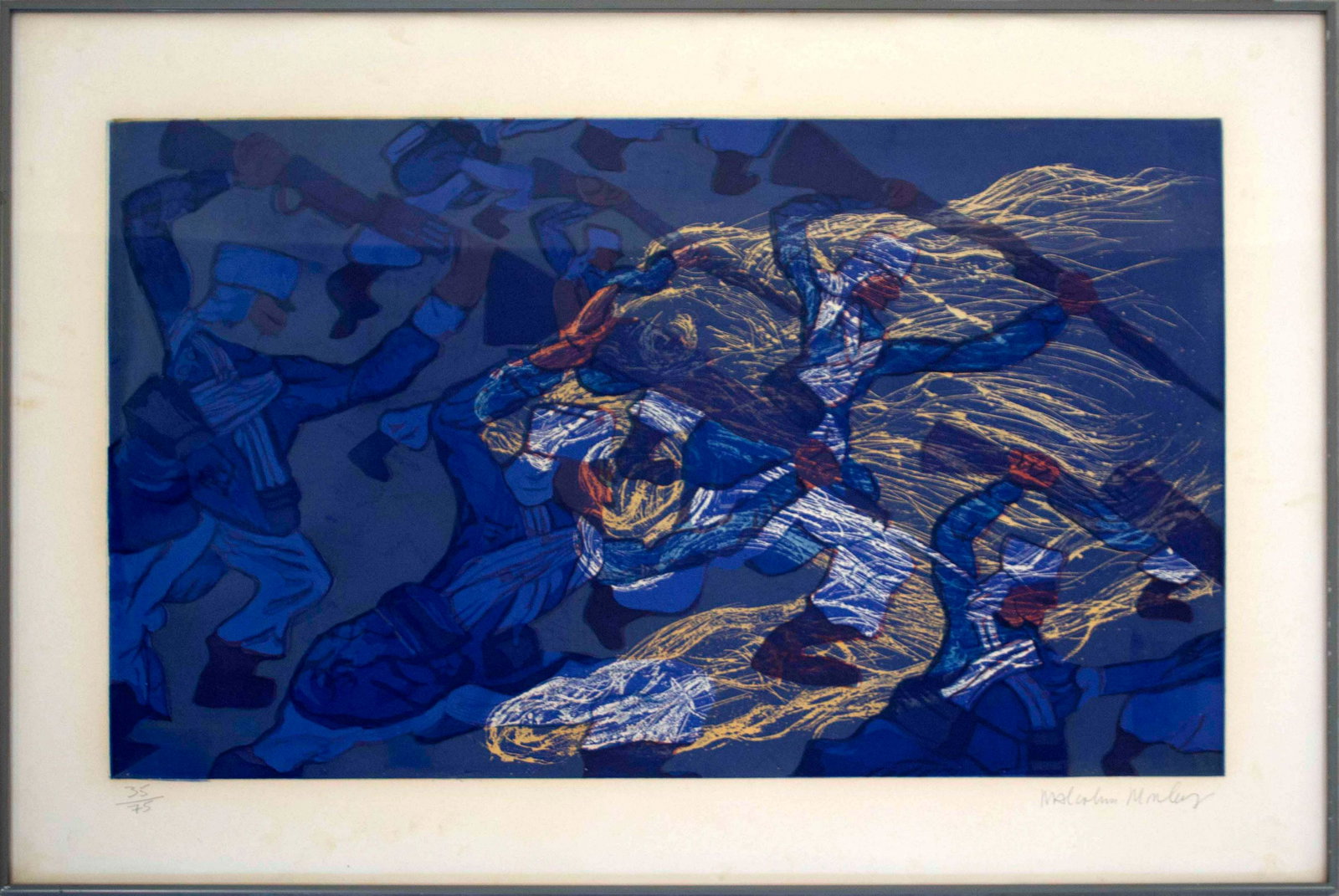 Malcolm Morley French Legionnaires Being Eaten by a (1 of 9)