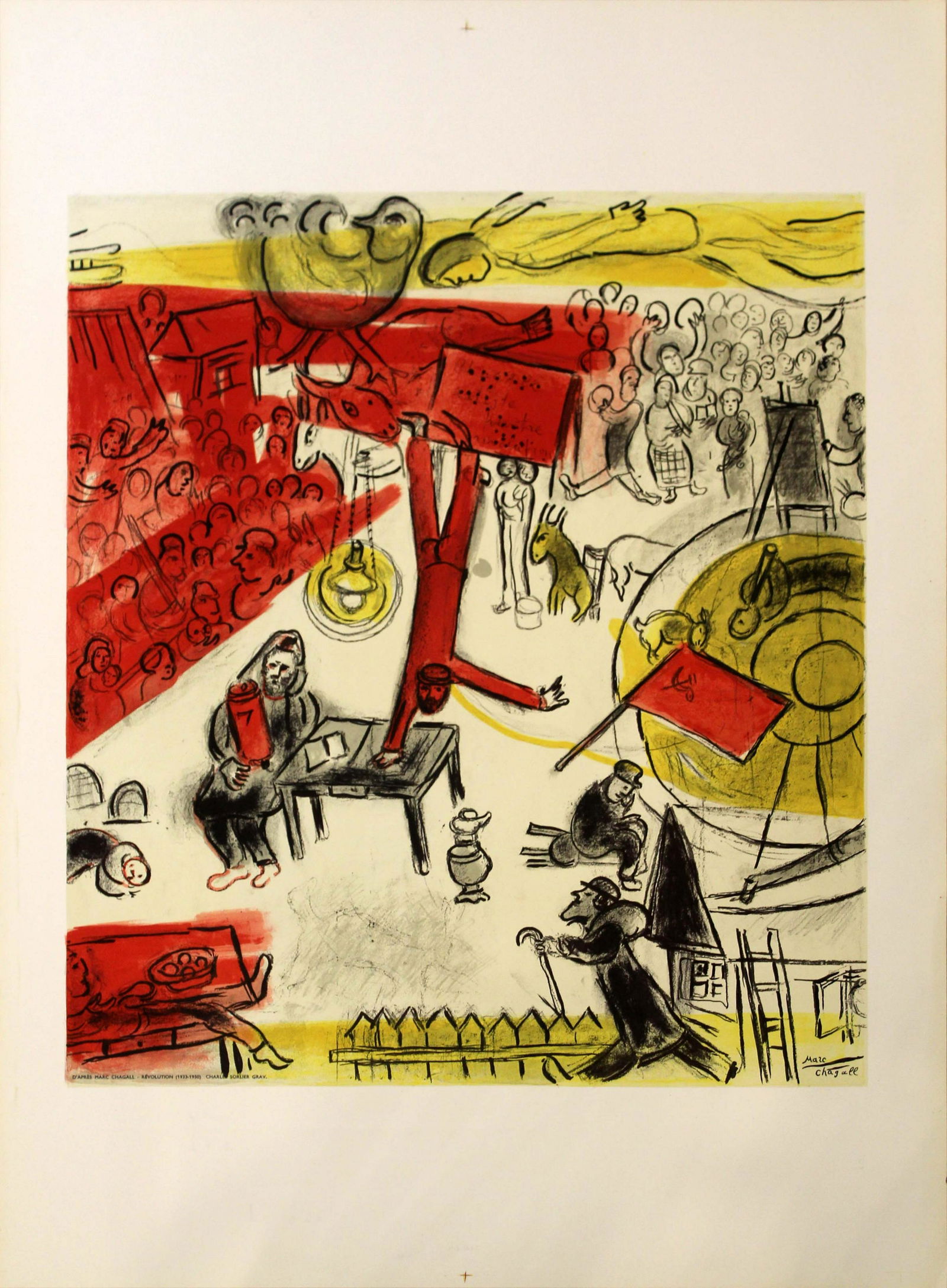 Marc Chagall The Revolution Sorlier 9 Lithograph 1963 (1 of 7)